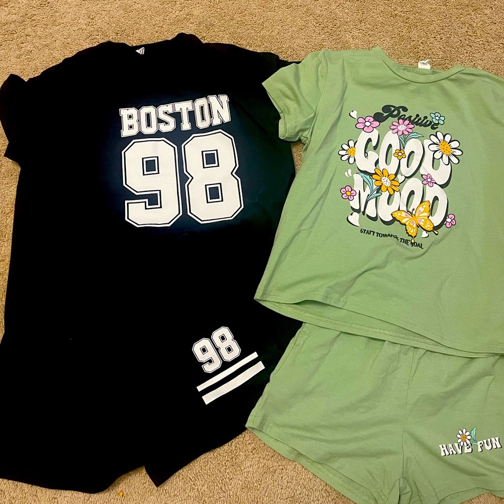 Girls short and tshirt SHEIN set 10y